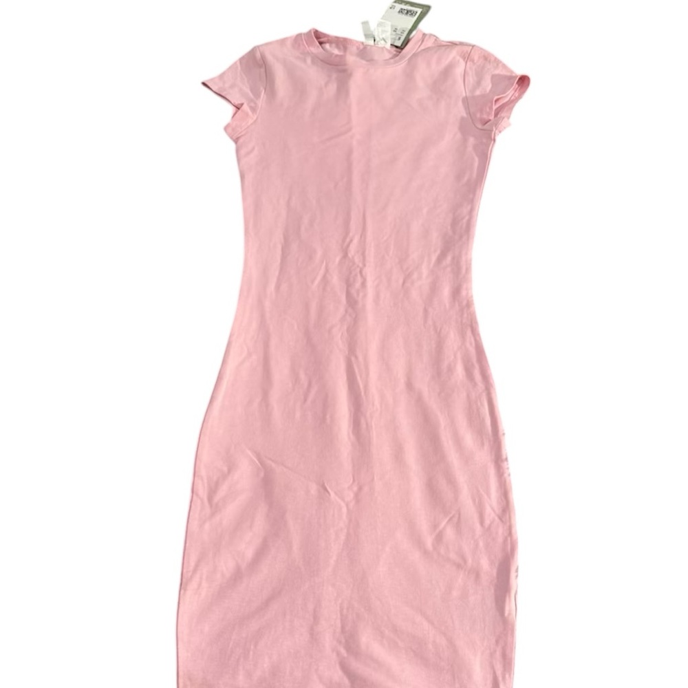 H & M size xs pink women dress new with tags